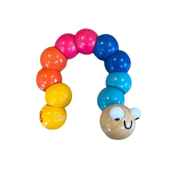 Majigg Woody The Twisty Worm Jointed Puzzle Educational Toddler Sensory Toy 18cm - Picture 1 of 5
